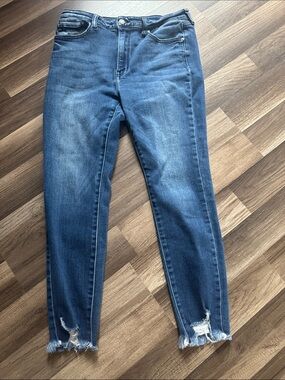 KanCan Dark Blue Distressed Skinny Jeans